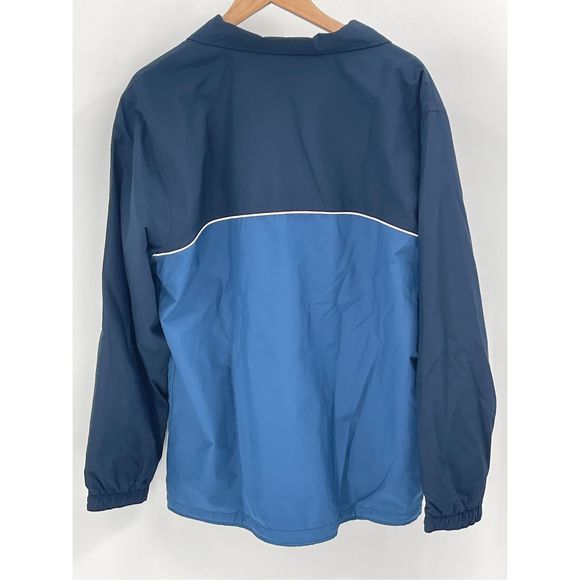 Nike Jacket Men’s Large Blue Full Zip‎ Windbreaker 2 Tone - Picture 9 of 13